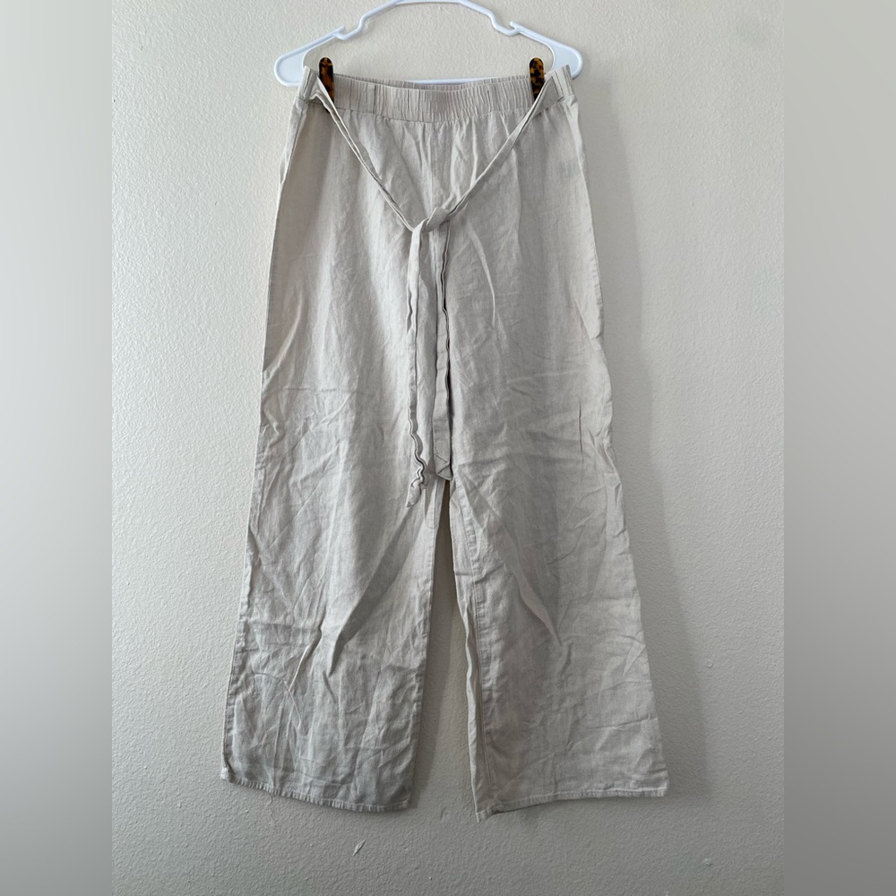 Earthy linen pants